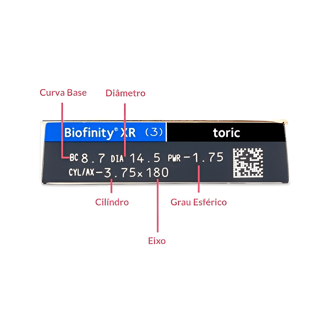 Lentes Biofinity XR Toric - Imagem 3